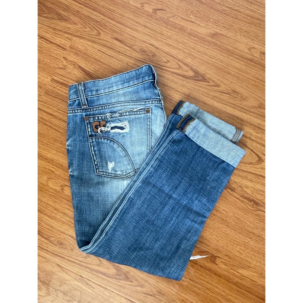 Joe's Cropped Distressed Jeans